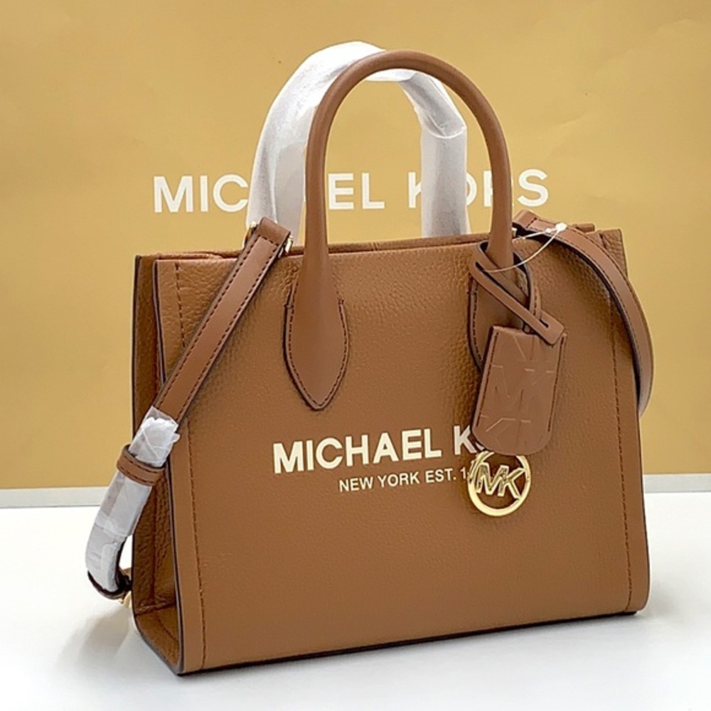 MICHAEL KORS MIRELLA SMALL SHOPPER
TOTE SHOULDER CROSSBODY BAG
PEBBLED LEATHER